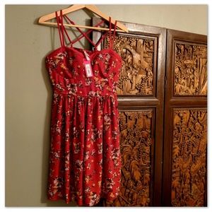 Floral Print Summer Dress w/ Pockets